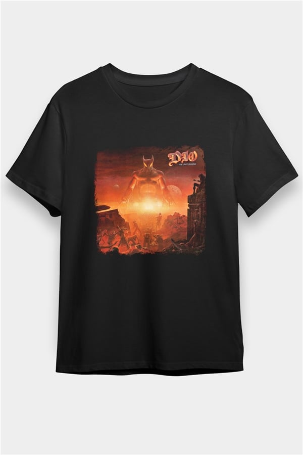 Dio Printed Unisex Black T-Shirt