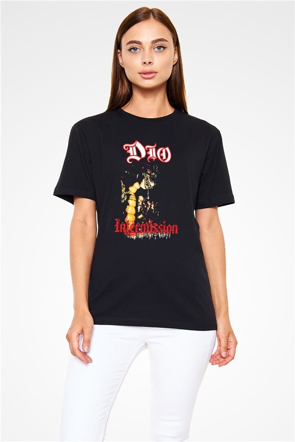 Dio Printed Unisex Black T-Shirt