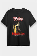 Dio Printed Unisex Black T-Shirt