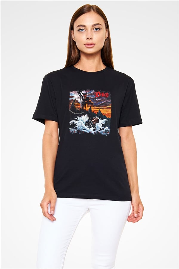 Dio Printed Unisex Black T-Shirt