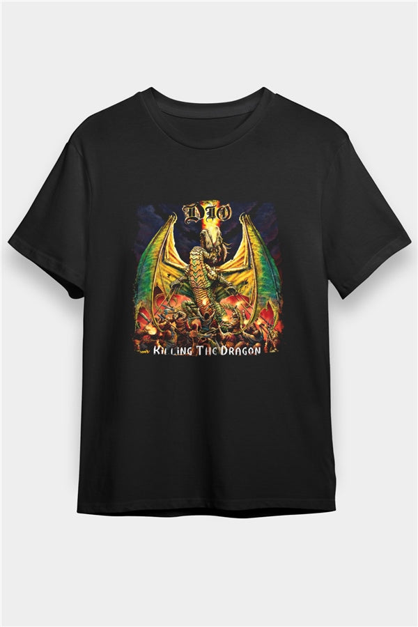 Dio Printed Unisex Black T-Shirt