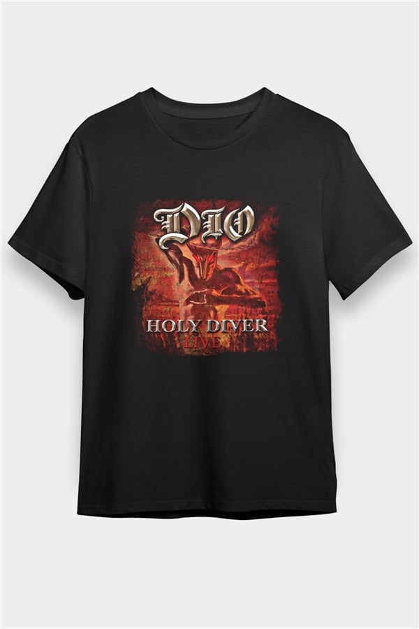 Dio Graphic Print Unisex Black T-Shirt