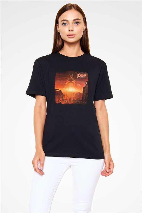 Dio Printed Unisex Black T-Shirt