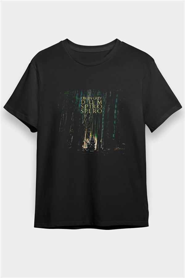 Dir En Grey Printed Unisex Black T-Shirt