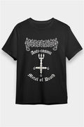 Dissection Printed Unisex Black T-Shirt