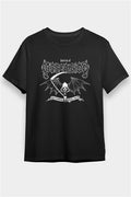 Dissection Printed Unisex Black T-Shirt
