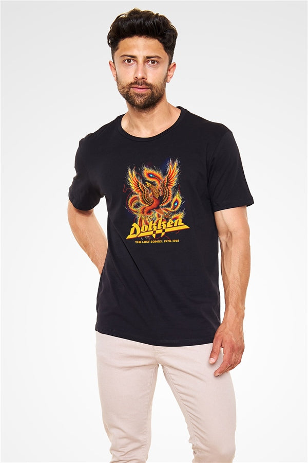 Dokken Printed Unisex Black T-Shirt