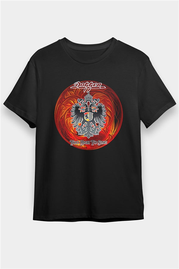 Dokken Printed Unisex Black T-Shirt