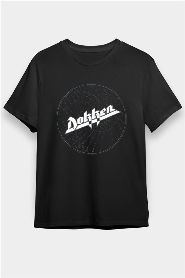 Dokken Printed Unisex Black T-Shirt