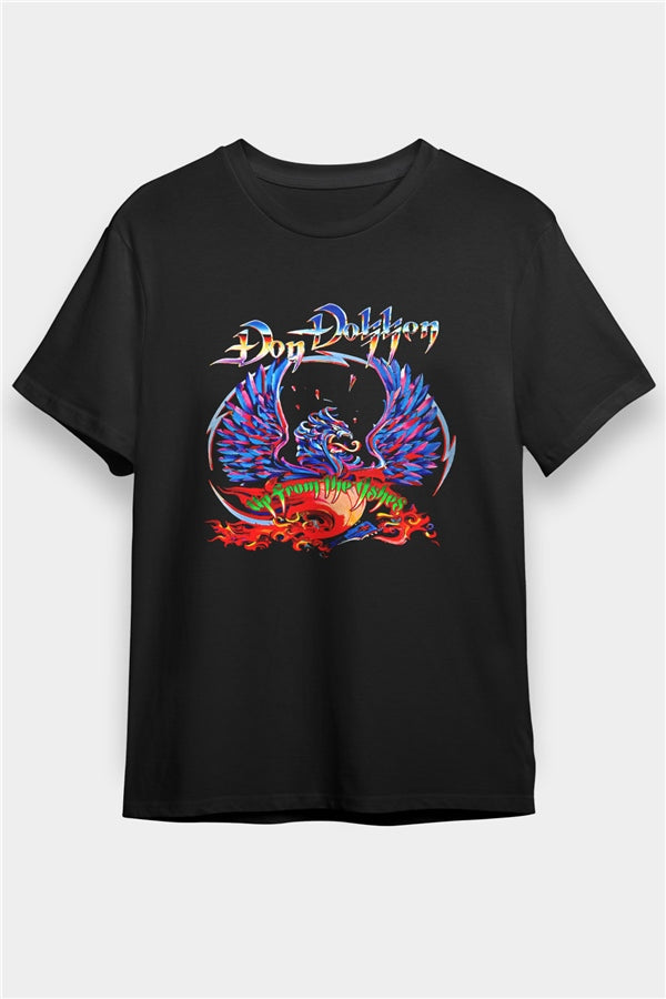 Dokken Printed Unisex Black T-Shirt