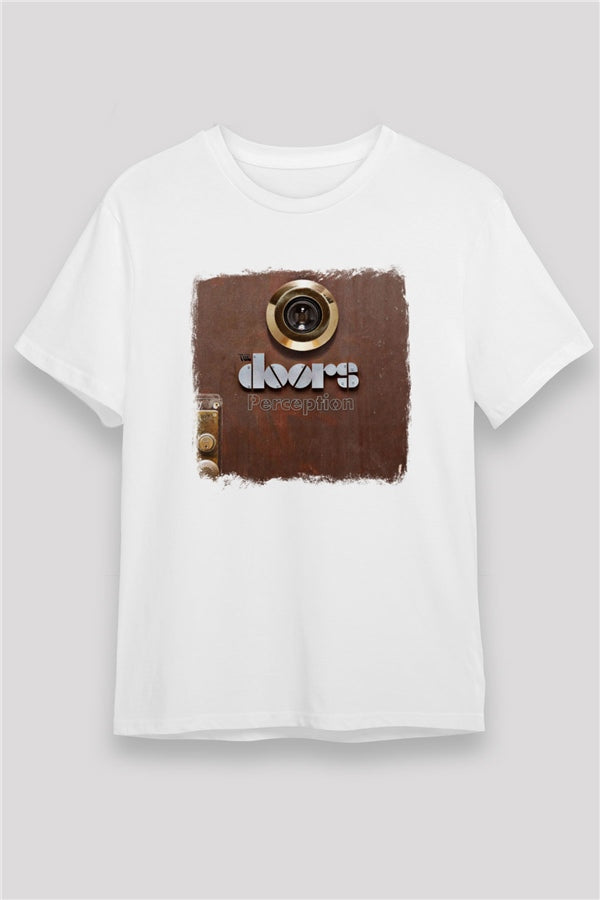 Doors Printed Unisex White T-Shirt