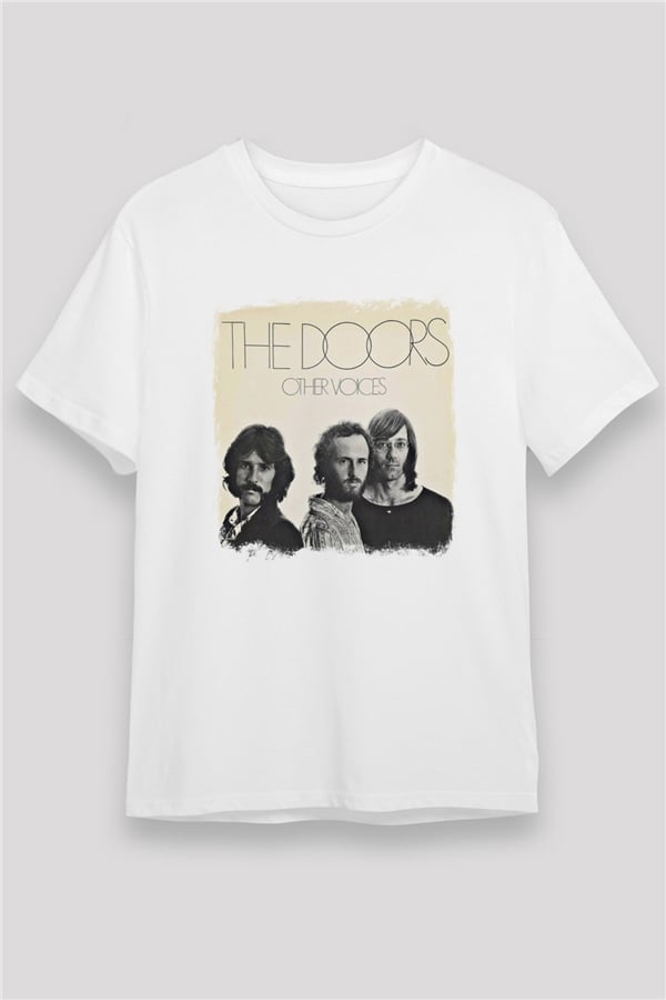 Doors Printed Unisex White T-Shirt