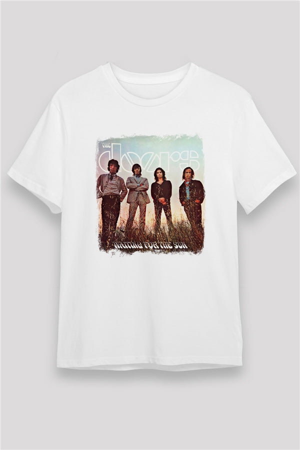 Doors Printed Unisex White T-Shirt