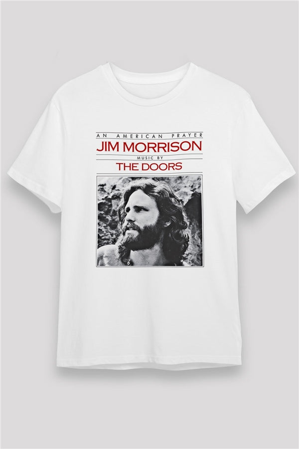 Doors Printed Unisex White T-Shirt