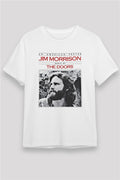 Doors Printed Unisex White T-Shirt