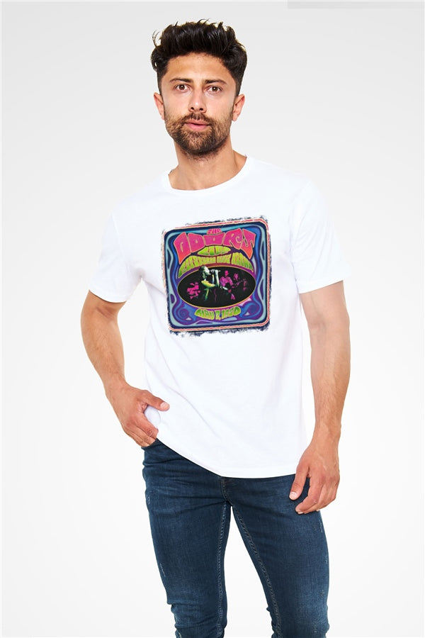 Doors Printed Unisex White T-Shirt
