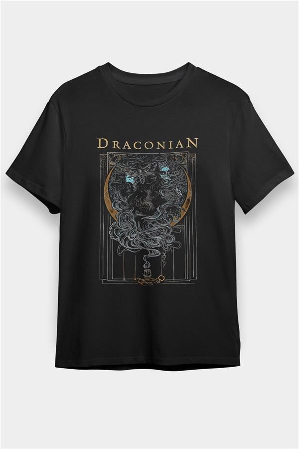 Draconian Printed Unisex Black T-Shirt