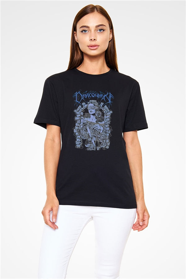 Draconian Printed Unisex Black T-Shirt