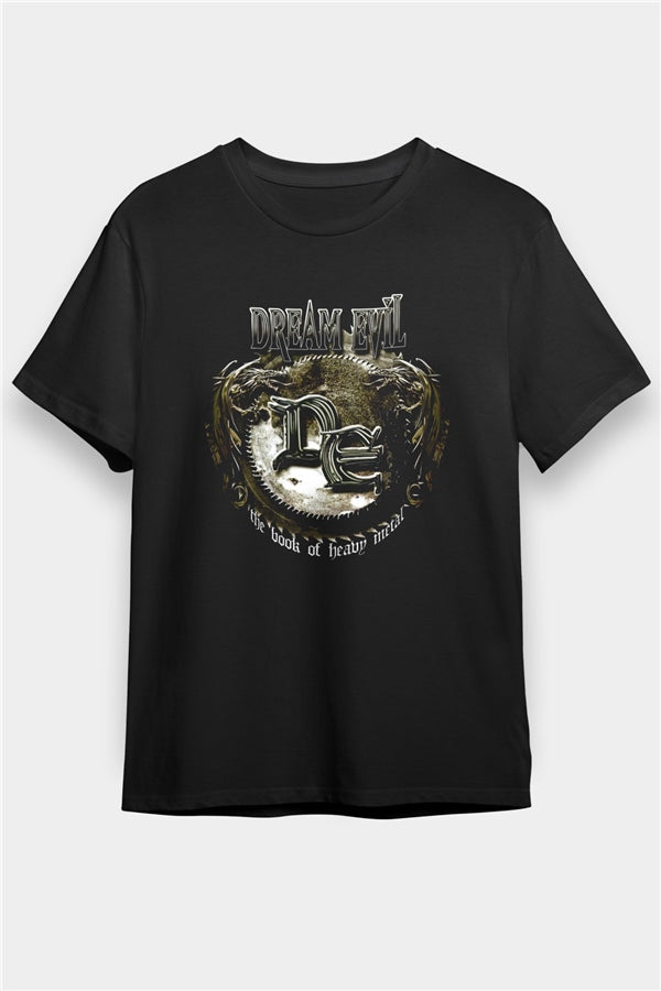 Dream Evil Printed Unisex Black T-Shirt