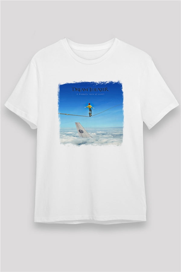 Dream Theater Printed Unisex White T-Shirt
