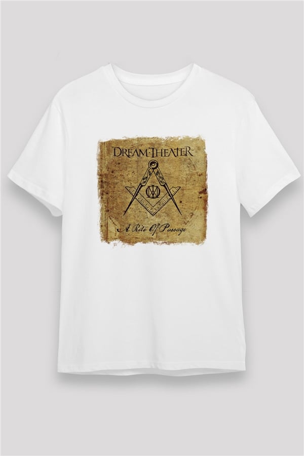 Dream Theater Printed Unisex White T-Shirt