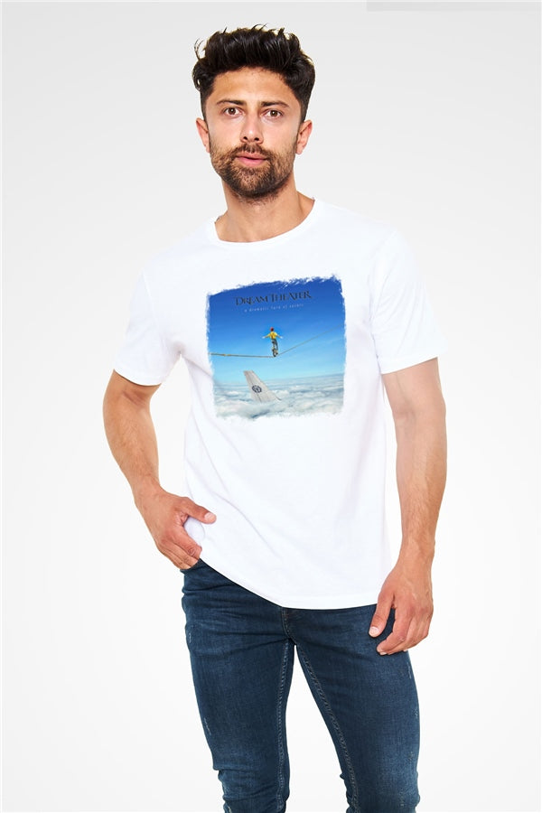 Dream Theater Printed Unisex White T-Shirt