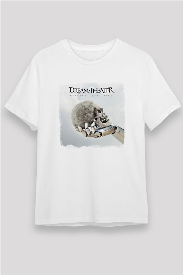 Dream Theater Printed Unisex White T-Shirt