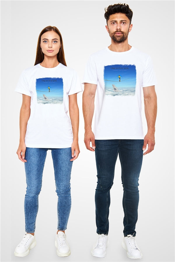 Dream Theater Printed Unisex White T-Shirt