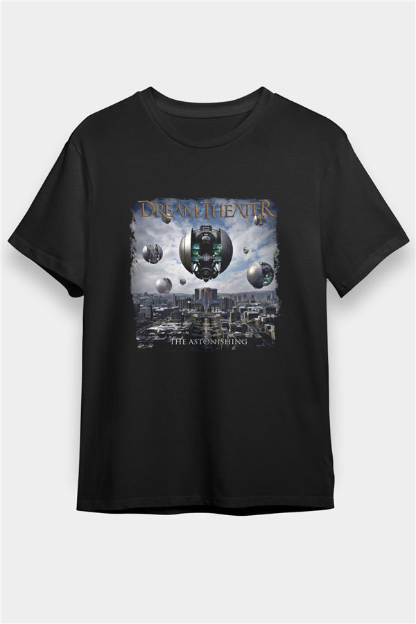 Dream Theater Printed Unisex Black T-Shirt