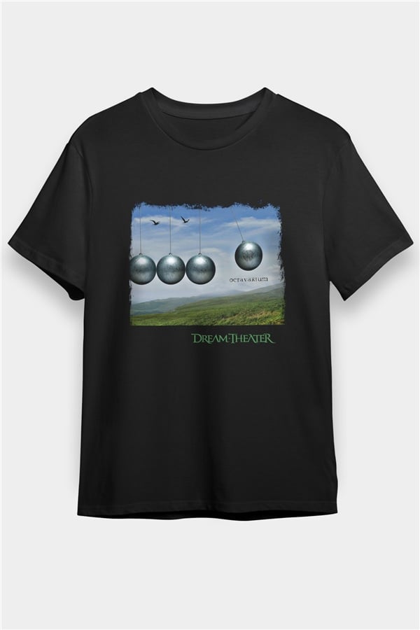 Dream Theater Printed Unisex Black T-Shirt