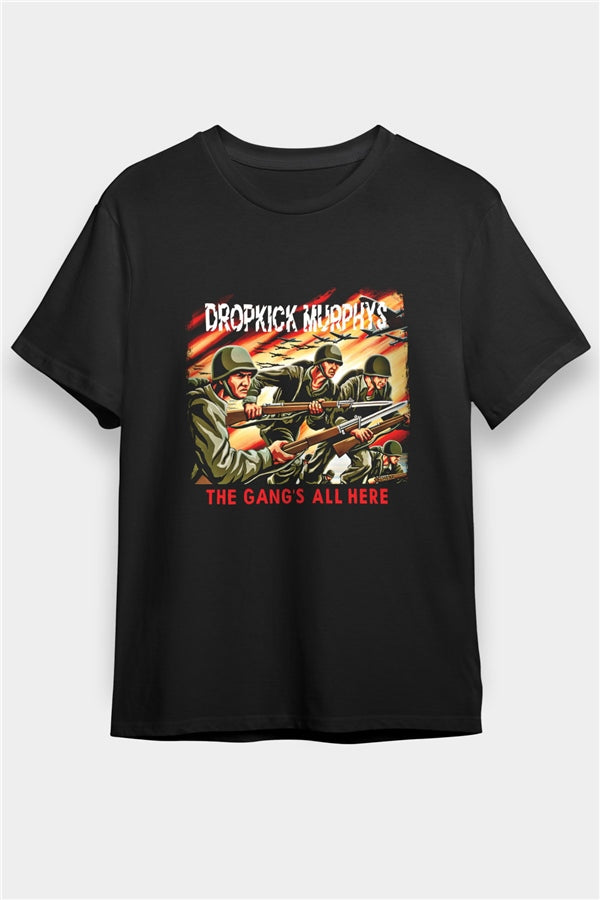 Dropkick Murphys Printed Unisex Black T-Shirt
