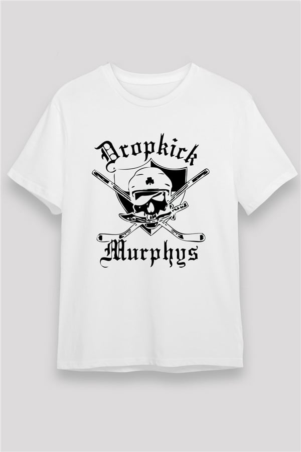 Dropkick Murphys White Unisex T-Shirt