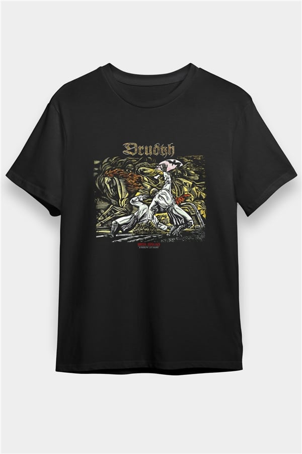 Drudkh Printed Unisex Black T-Shirt