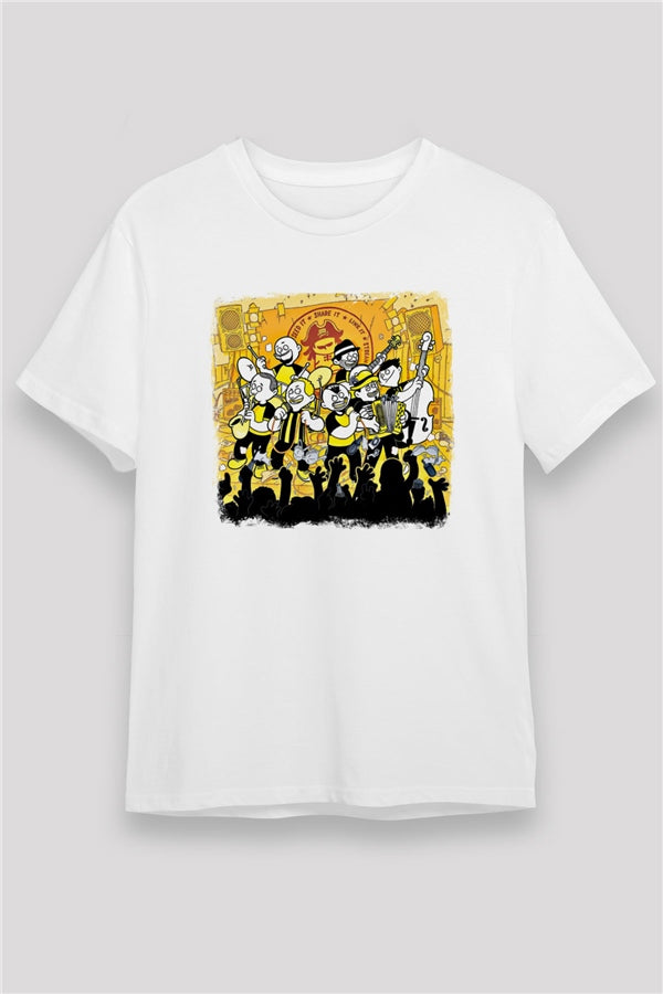 Dubioza Kolektiv Printed Unisex White T-Shirt