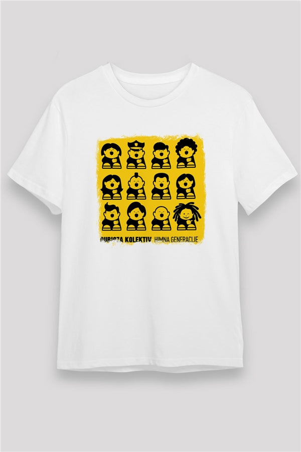 Dubioza Kolektiv Printed Unisex White T-Shirt