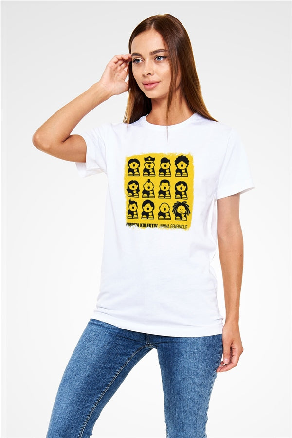 Dubioza Kolektiv Printed Unisex White T-Shirt