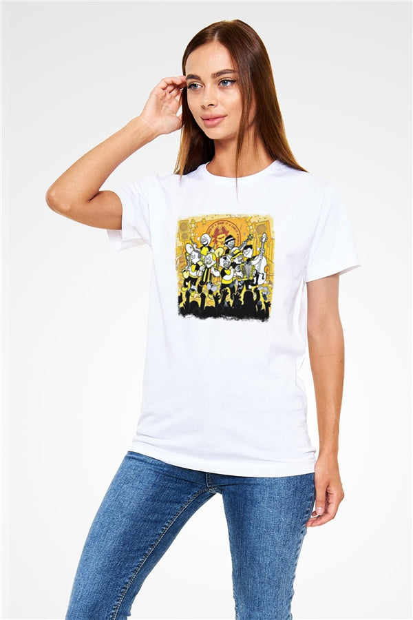 Dubioza Kolektiv Printed Unisex White T-Shirt