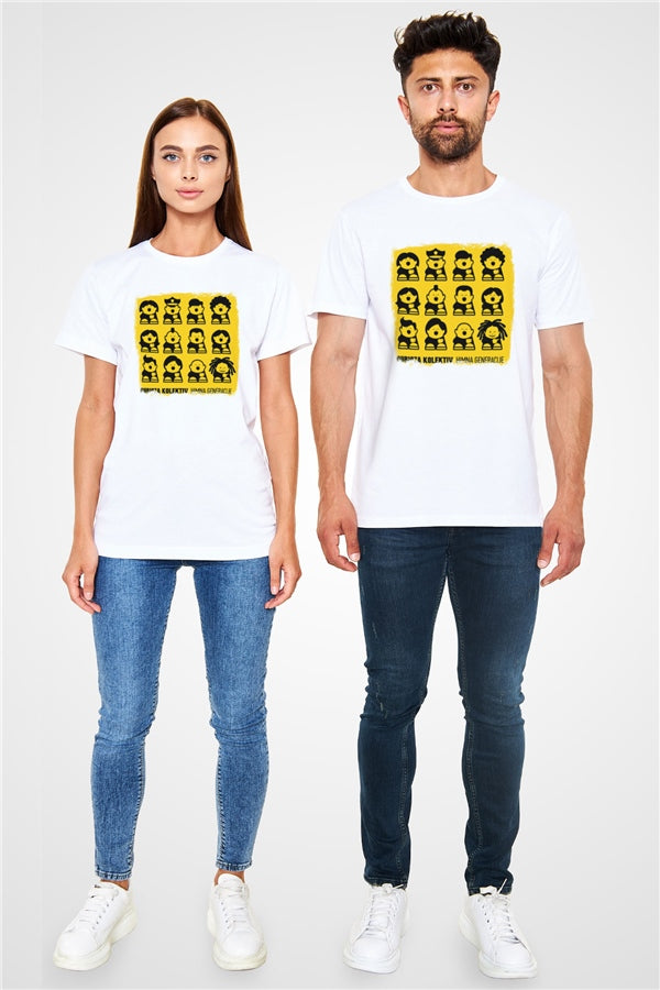 Dubioza Kolektiv Printed Unisex White T-Shirt