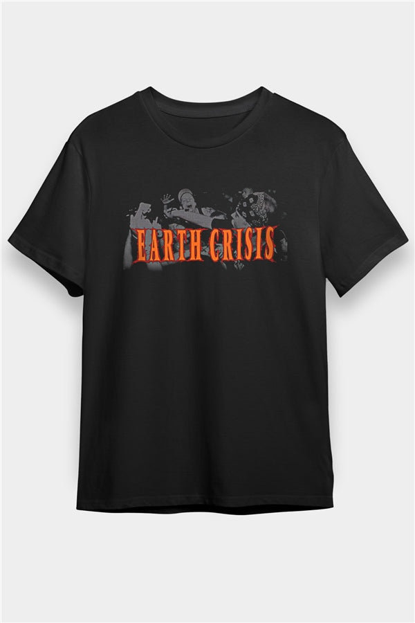 Earth Crisis Printed Unisex Black T-Shirt