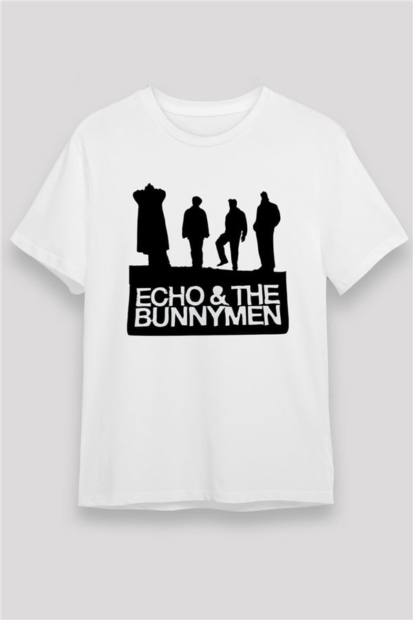 Echo and the Bunnymen White Unisex T-Shirt