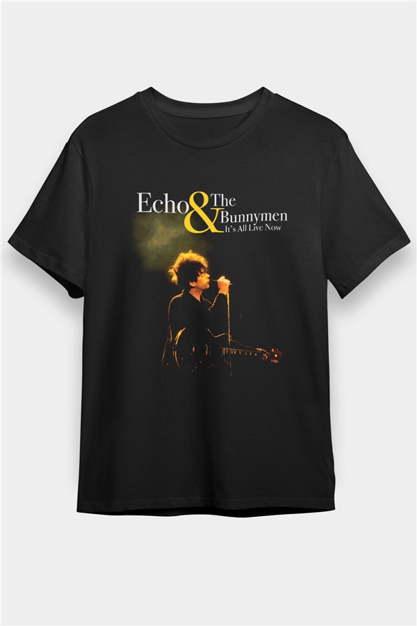Echo and the Bunnymen Black Unisex T-Shirt
