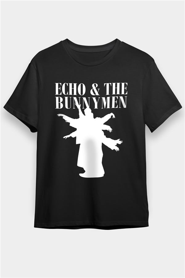 Echo and the Bunnymen Black Unisex T-Shirt