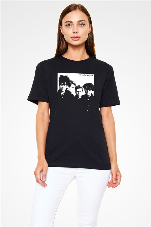 Echo and the Bunnymen Black Unisex T-Shirt