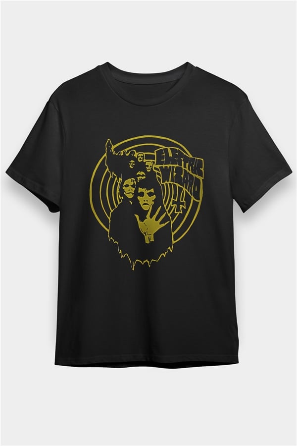 Electric Wizard Printed Unisex Black T-Shirt