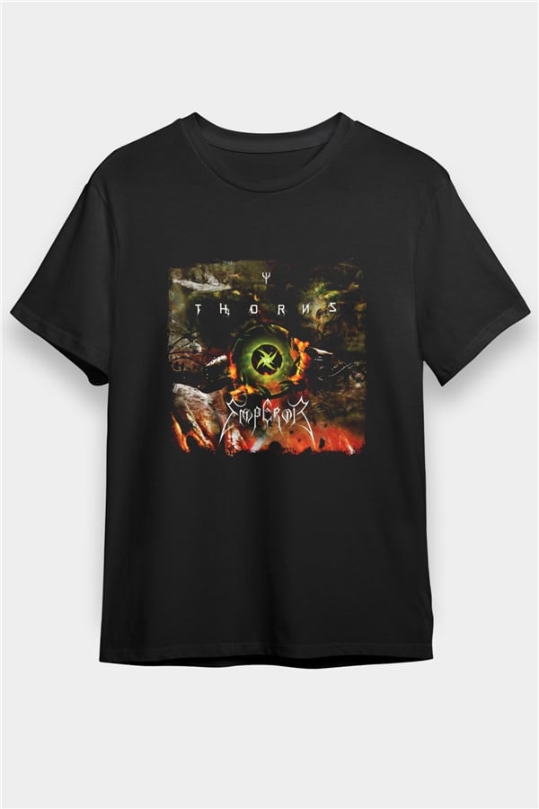 Emperor Printed Unisex Black T-Shirt