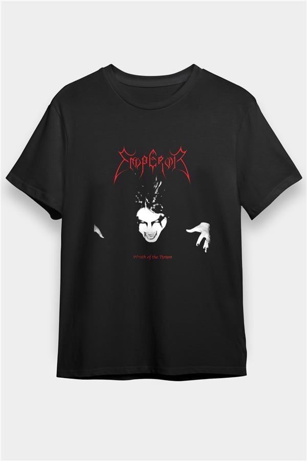 Emperor Printed Unisex Black T-Shirt