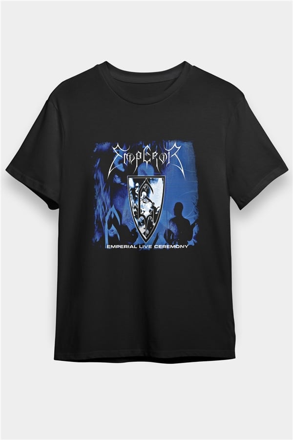 Emperor Printed Unisex Black T-Shirt