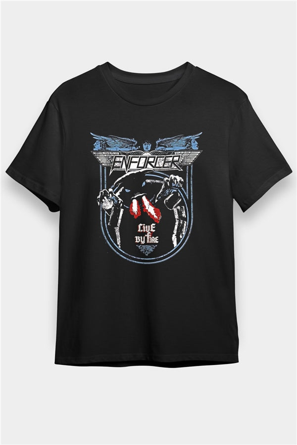 Enforcer Black Unisex Graphic T-Shirt