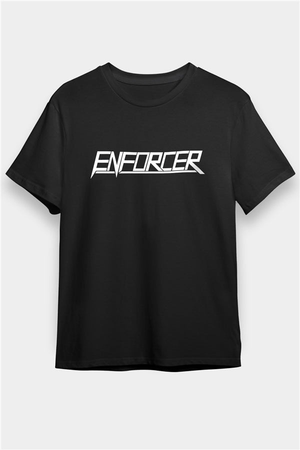 Enforcer Printed Unisex Black T-Shirt