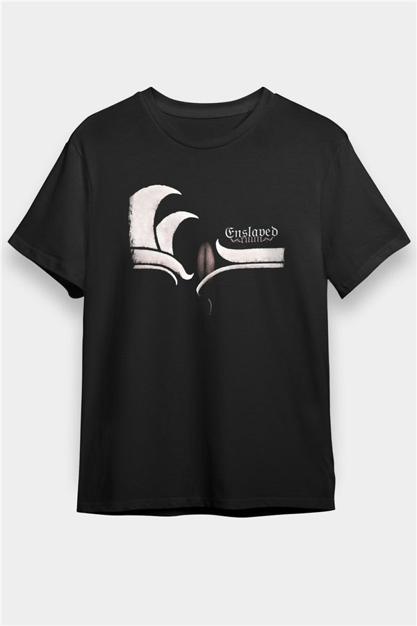 Enslaved Printed Unisex Black T-Shirt